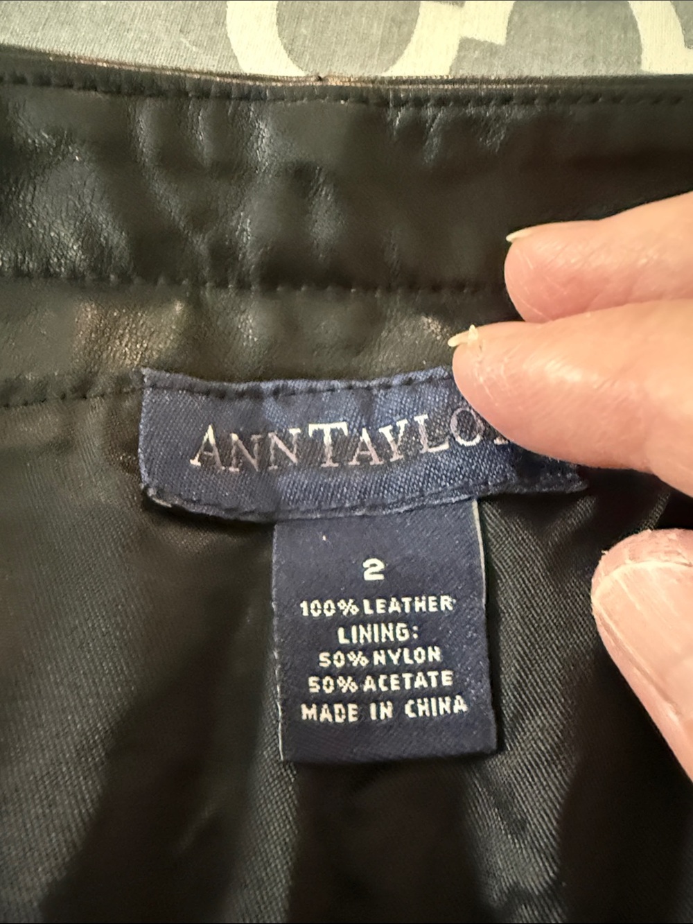 Vintage AnnTaylor s2 buttery leather pants